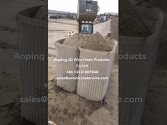 Armii Bastion Steel Hesco bariery obronne dla związków amunicji